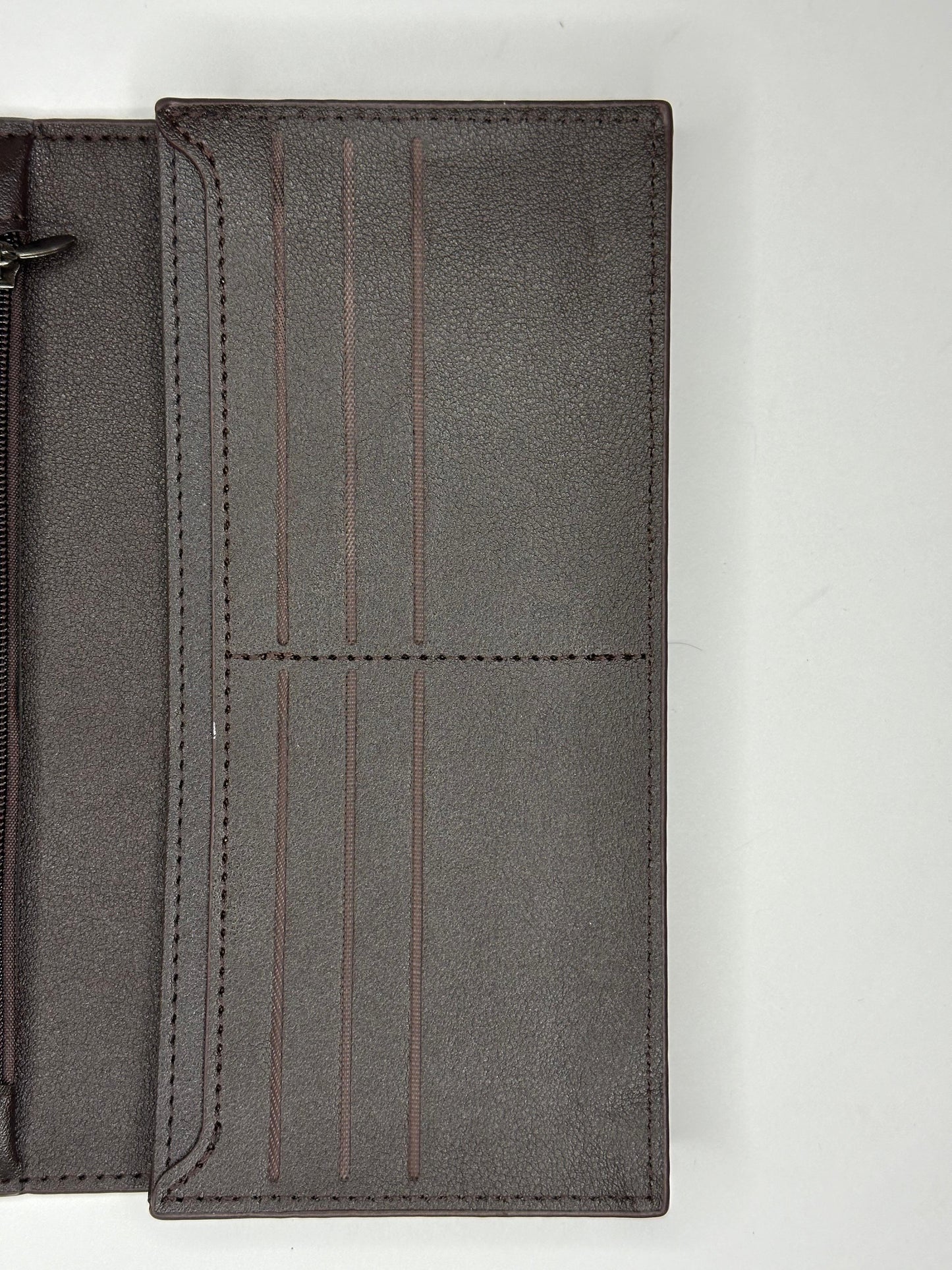 BALISI Orignal Leather Long Wallet Brown