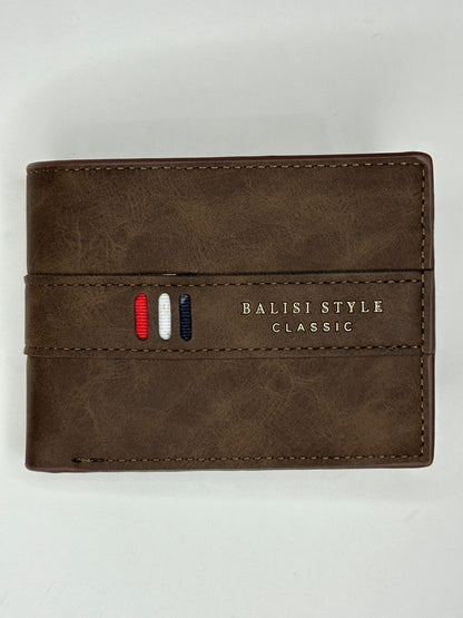BALISI CLASSIC Original Leather Wallet Brown