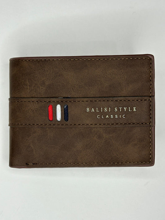 BALISI CLASSIC Original Leather Wallet Brown