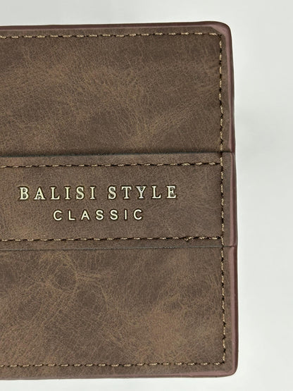 BALISI CLASSIC Original Leather Wallet Brown