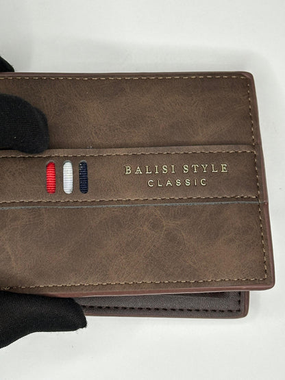 BALISI CLASSIC Original Leather Wallet Brown