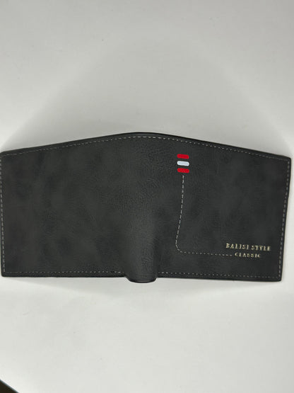 BALISI STYLE Original Leather Wallet Black & Gray