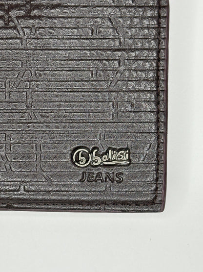 BALISI JEANS Original Leather Wallet Brown