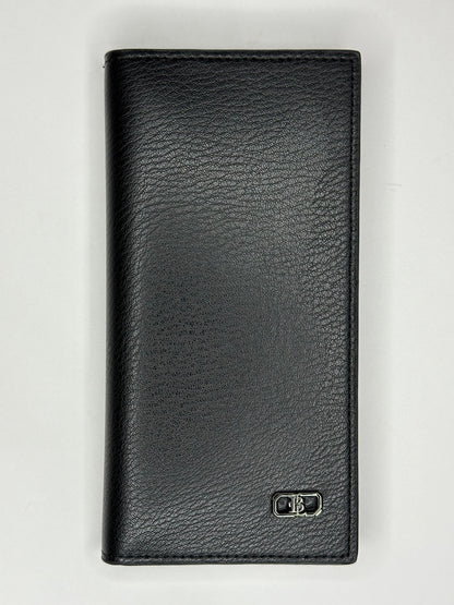 BALISI Orignal Leather Long Wallet Black