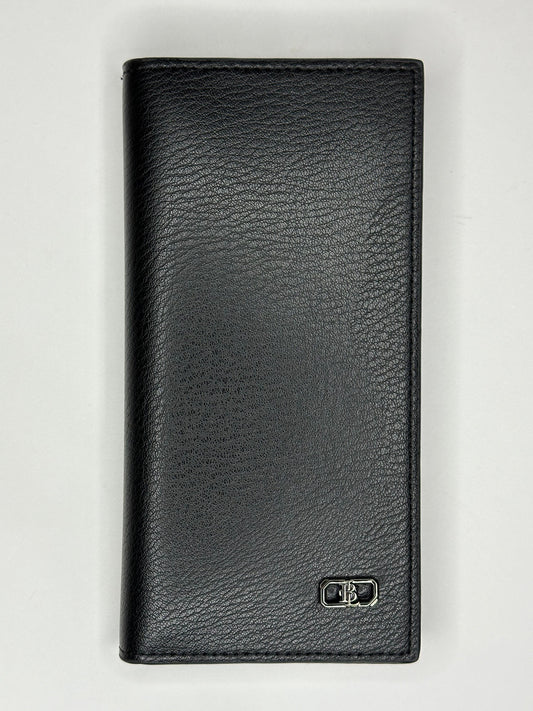 BALISI Orignal Leather Long Wallet Black