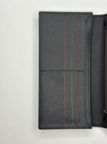 BALISI Orignal Leather Long Wallet Black