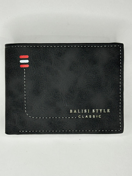 BALISI STYLE Original Leather Wallet Black & Gray