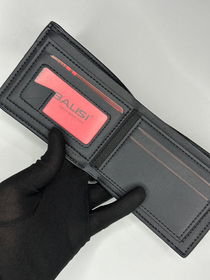 BALISI STYLE Original Leather Wallet Black & Gray
